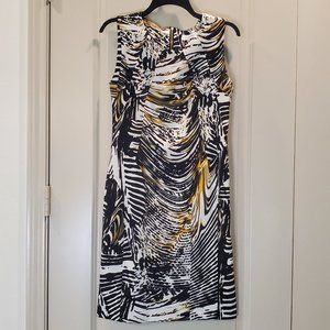 Calvin Klein Absract Strip Dress